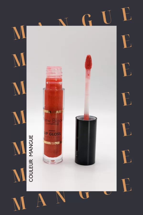 Lip Gloss New Black Cosmetics couleur Mangue