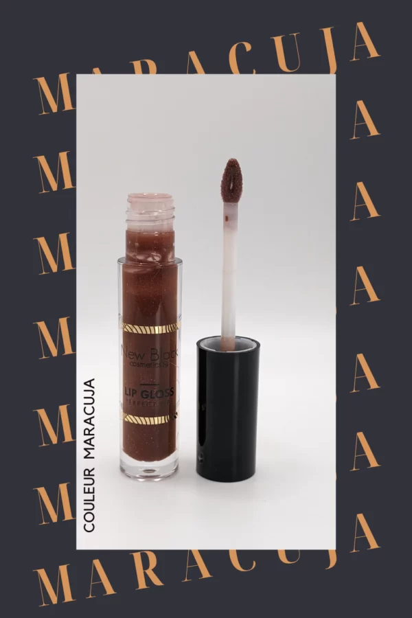 Lip Gloss New Black Cosmetics couleur Maracuja