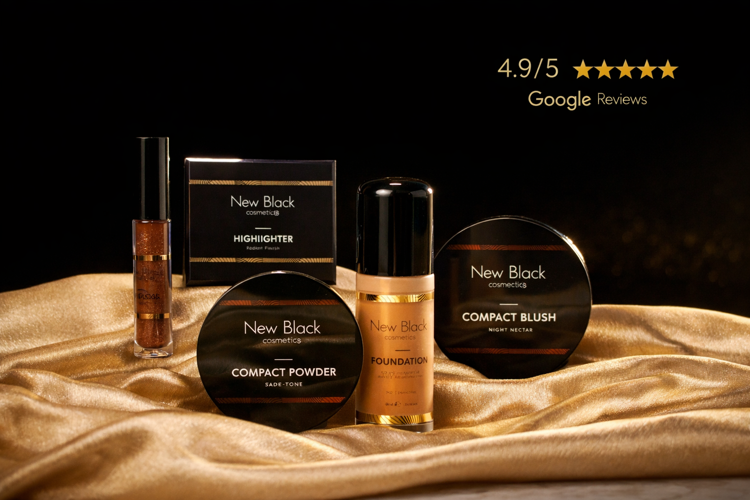 NEW BLACK marque maquillage pour peau noire, peau métissée. avis google 4,9 sur 5  