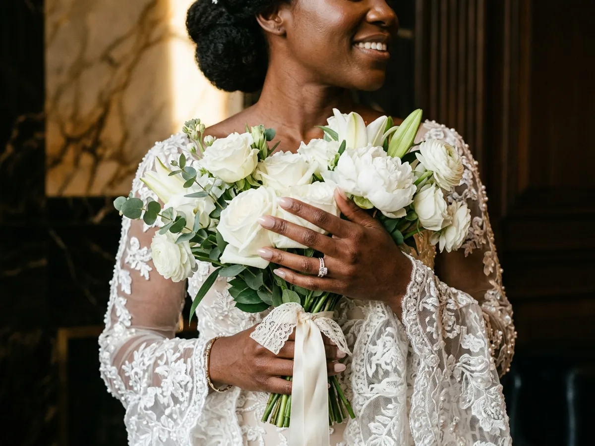 Test des teintes de fond de teint sur l’avant-bras avant un mariage