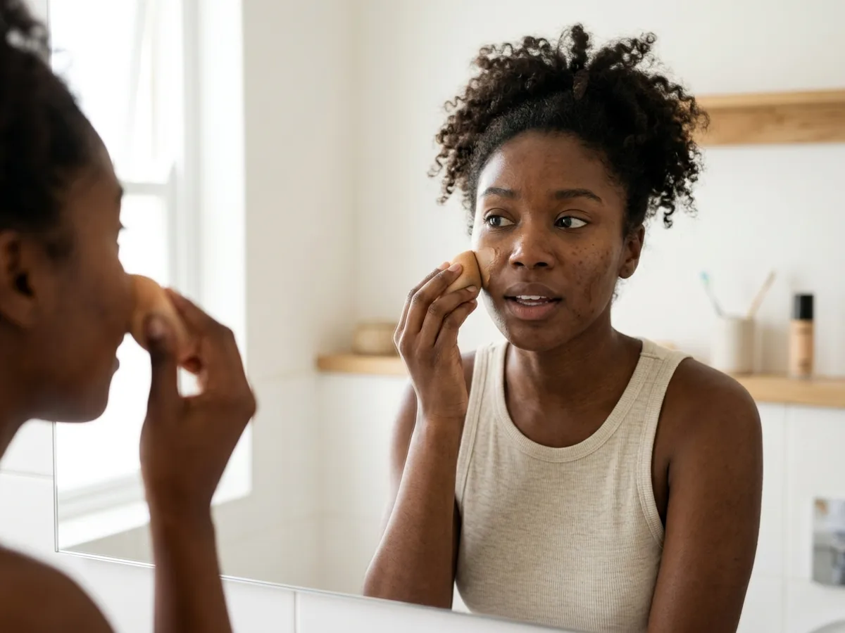 Maquillage peau noire en 15 minutes : la routine du matin qui tient