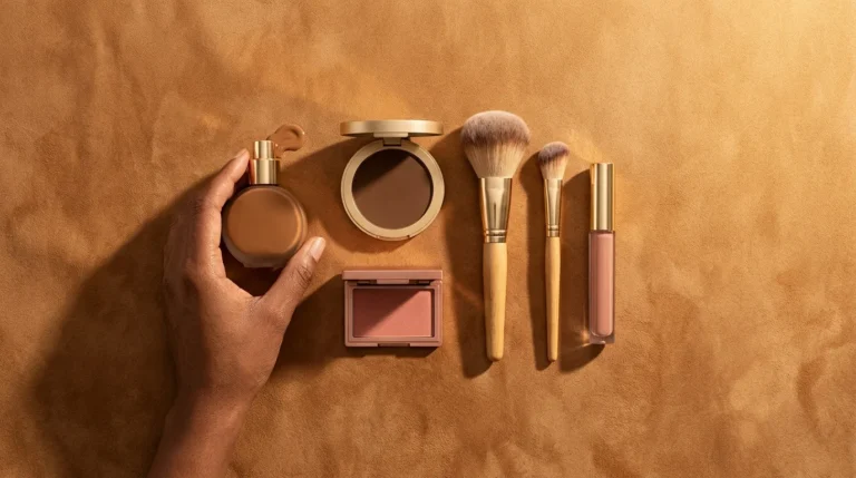 Liste de maquillage pour débutante peau noire : la trousse idéale