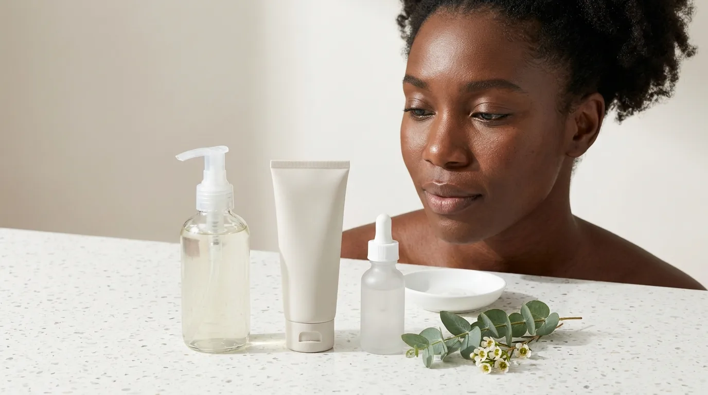 Peau noire grasse : la routine avant maquillage qui limite la brillance